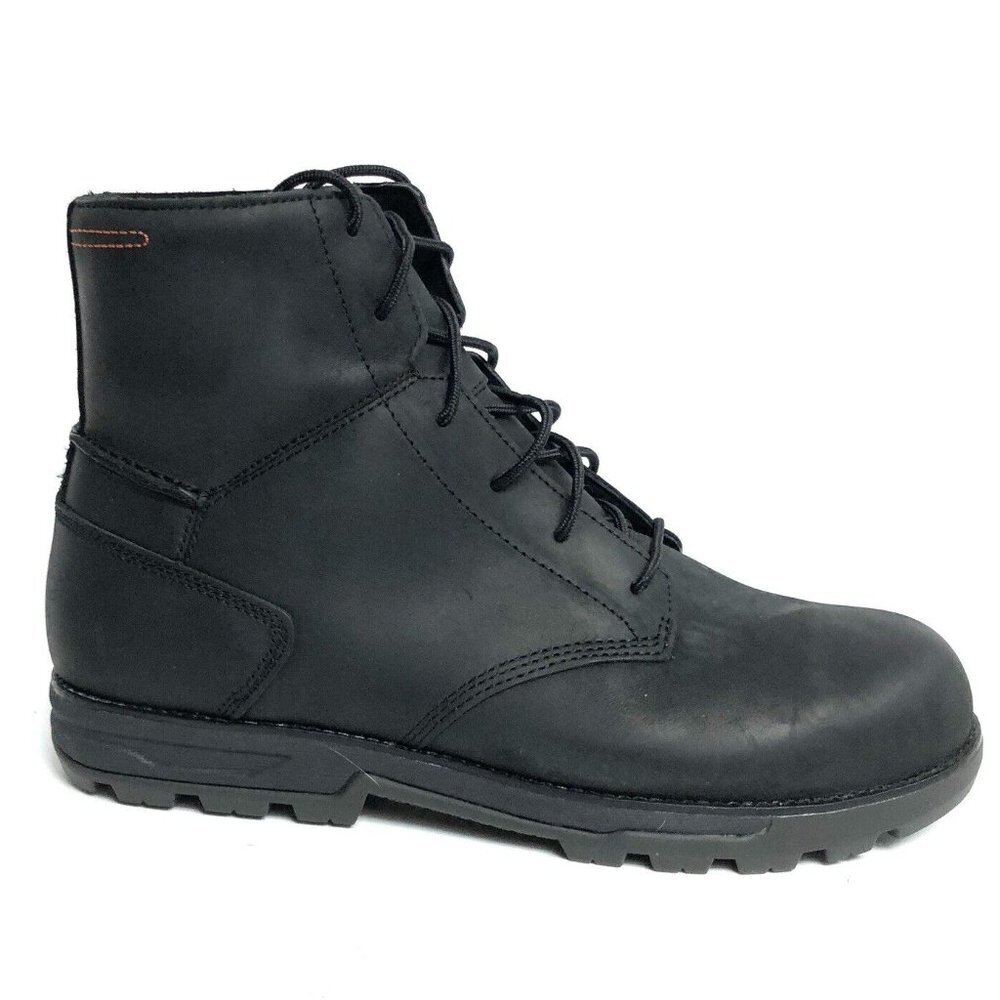 Worx Mens 6” Zink Steel Toe Boot Black Size 13 M